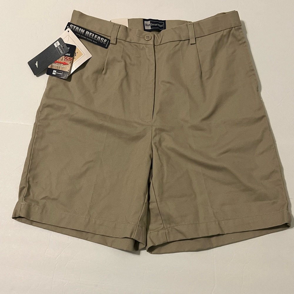 Blue Generation Womens Shorts Size 10 NWT Expandable Side Waist Stan Release